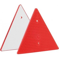 BOLT-ON REFLECTORS (TRIANGLE) (RED) (10)