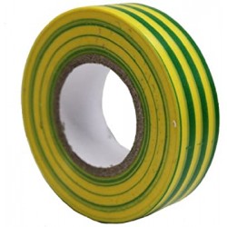 INSULATION TAPE (19mm X 20mtr) (EARTH) (GREEN/YELLOW)