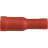 4.65mm (BULLET) FEMALE TERMINALS (RED) (4.65mm) (100)