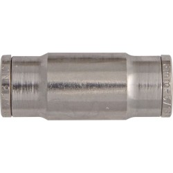 BRASS 'PUSH-FIT' COUPLINGS (STRAIGHT) (4mm) (5)