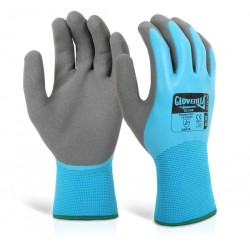 10 X Size 8 (M) Water Resistant Latex Fully Coated Gloves