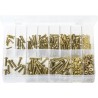 ASSORTED BA (BRASS) MACHINE SCREWS & NUTS (410)