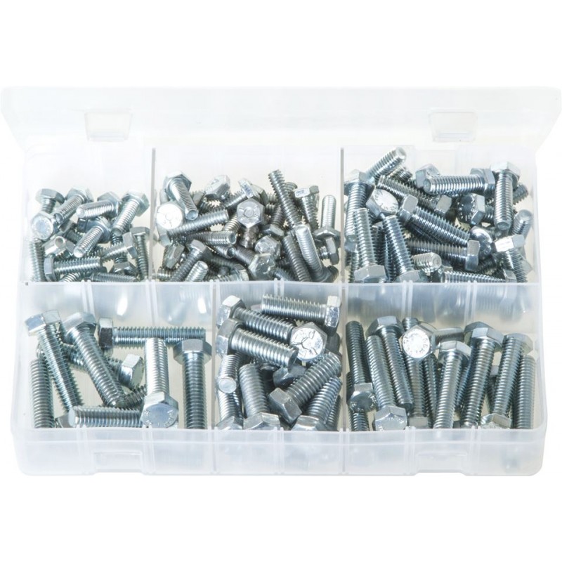 ASSORTED (UNC) H/T SETSCREWS (150)