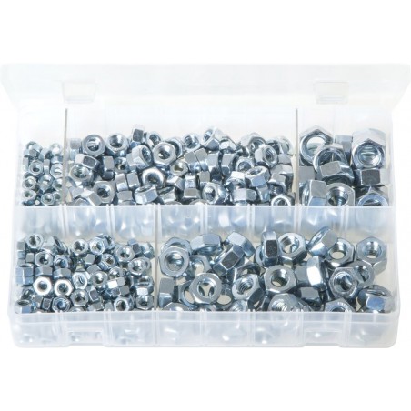 ASSORTED STEEL NUTS (M5 - M10) (370)
