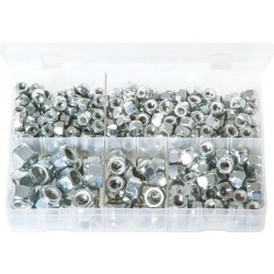 ASSORTED (UNF) NYLON LOCK NUTS (290)