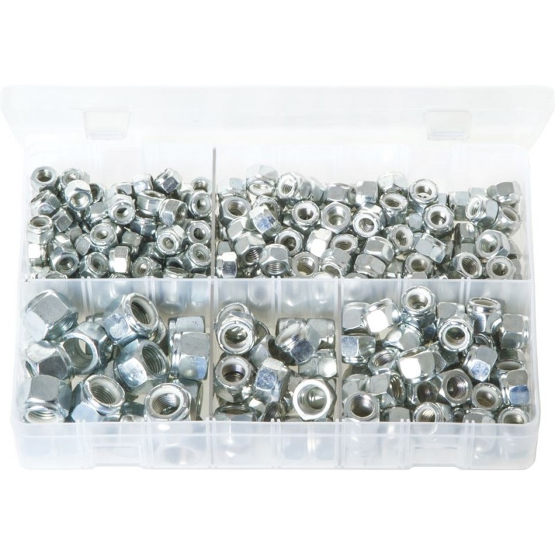 ASSORTED (UNF) NYLON LOCK NUTS (290)