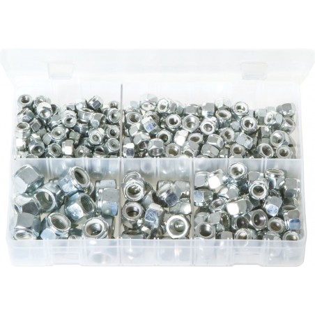 ASSORTED (UNF) NYLON LOCK NUTS (290)