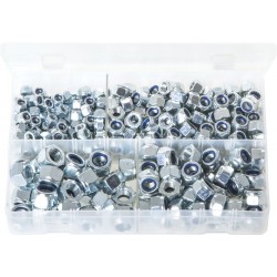 ASSORTED (METRIC) NYLON LOCK NUTS (M6 - M12) (300)
