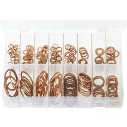 ASSORTED COPPER SEALING WASHERS (BSP) (225)
