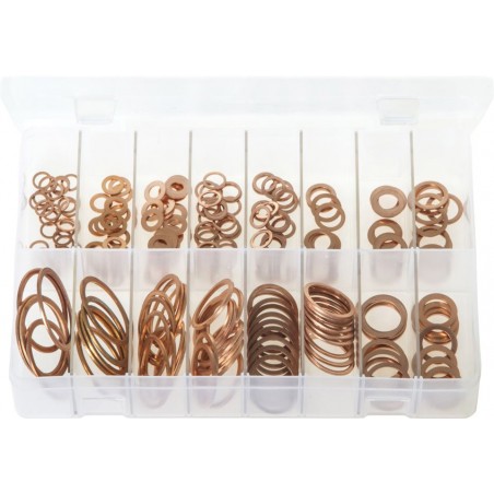 ASSORTED COPPER SEALING WASHERS (BSP) (225)