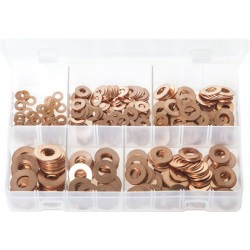 ASSORTED COPPER WASHERS (400)