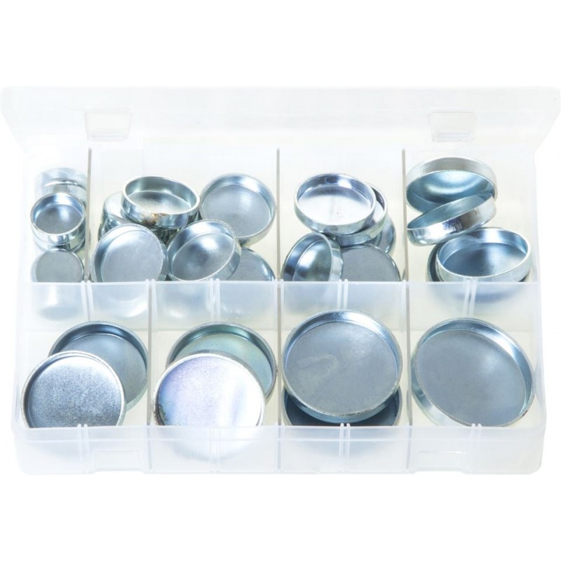 ASSORTED (IMPERIAL) CORE PLUGS (CUP TYPE) (38)