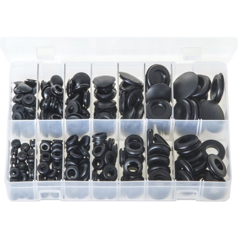 ASSORTED WIRING & BLANKING GROMMETS (230)