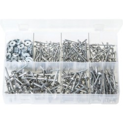 ASSORTED 'MULTI-GRIP' RIVETS & WASHERS (440)