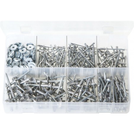 ASSORTED 'MULTI-GRIP' RIVETS & WASHERS (440)
