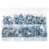 ASSORTED SHEET METAL SCREWS & J NUTS (350)