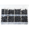 ASSORTED BLACK FLANGE SELF TAPPING SCREWS (700)