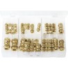 ASSORTED (METRIC) BRASS TUBE COUPLINGS (27)*
