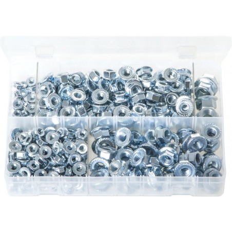 ASSORTED (METRIC) SERRATED FLANGE NUTS (330)