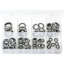 ASSORTED (METRIC) DOWTY WASHERS (90)