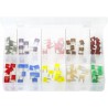 ASSORTED 'LITTLEFUSE' MINI BLADE FUSES (100)
