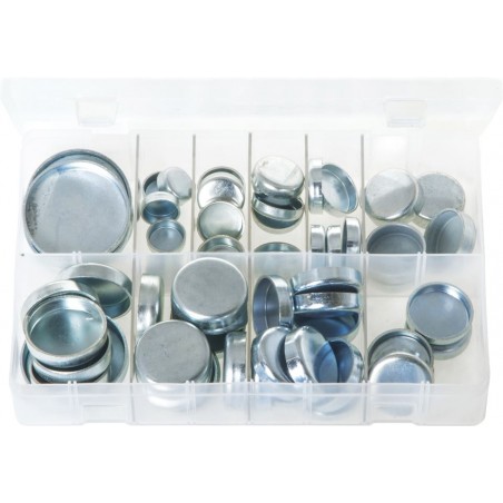 ASSORTED (METRIC) CUP TYPE CORE PLUGS (60)