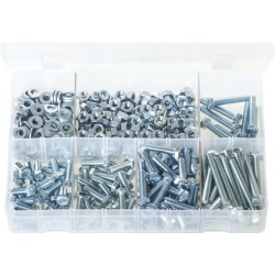 ASSORTED M6 SETSCREWS/NUTS/WASHERS (485)