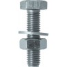 ASSORTED M10 SETSCREWS/NUTS/WASHERS (150)
