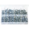 ASSORTED PHILLIPS PAN HEAD SELF-DRILL SCREWS (500)