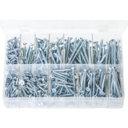 ASSORTED MULTI-USE POZI COUNTERSUNK SCREWS (525)