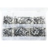 ASSORTED ALUMINIUM SEALED RIVETS (200)