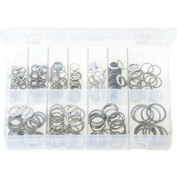 ASSORTED (METRIC) ALUMINIUM WASHERS (260)
