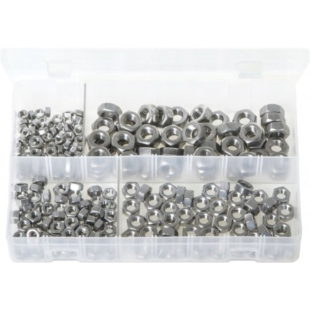 ASSORTED A2 ST/STEEL NUTS (250)
