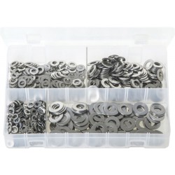 ASSORTED A2 ST/STEEL FLAT WASHERS (650)