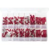 ASSORTED RED INSULATED TERMINALS (260)