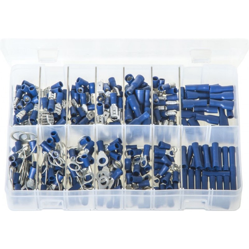 ASSORTED BLUE INSULATED TERMINALS (280)