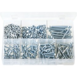 ASSORTED M5 SETSCREWS/NUTS/WASHERS (550)