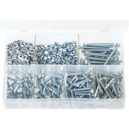 ASSORTED M5 SETSCREWS/NUTS/WASHERS (550)