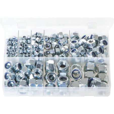 ASSORTED (METRIC) NYLON LOCK NUTS (M4 - M16) (275)