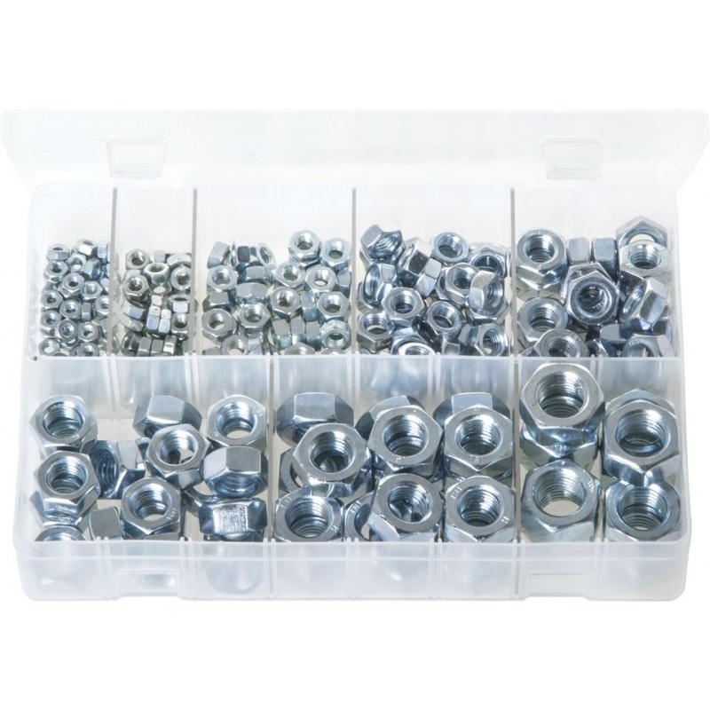 ASSORTED (METRIC) STEEL NUTS (M4 - M16) (275)