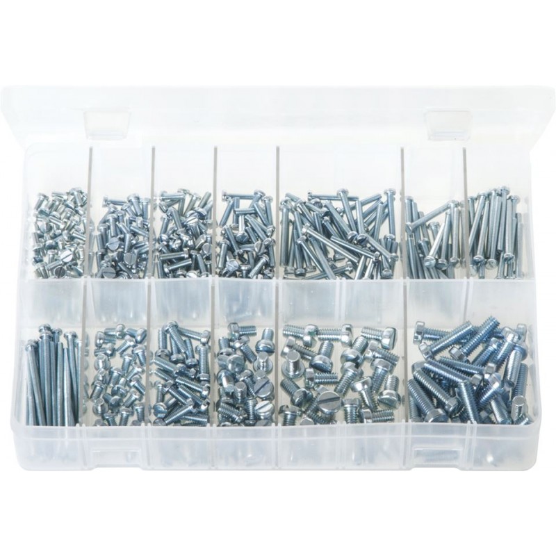 ASSORTED CHEESE HEAD MACHINE SCREWS (435)