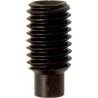 ASSORTED BLACK GRUB SCREWS (FLAT CONE & DOG POINT) (130)