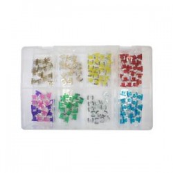 ASSORTED MINI - LOW PROFILE BLADE FUSES (150)