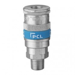 PCL 'VERTEX' FEMALE COUPLINGS (1/4" BSP) (MALE END) (3)