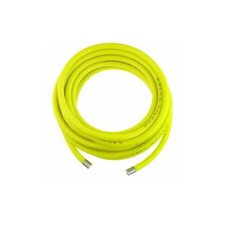 PCL (HI-VIS YELLOW) M10 x 10mtr REINFORCED RUBBER AIRLINE