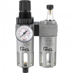 PCL 1/4" FILTER REGULATOR & LUBRICATOR SET