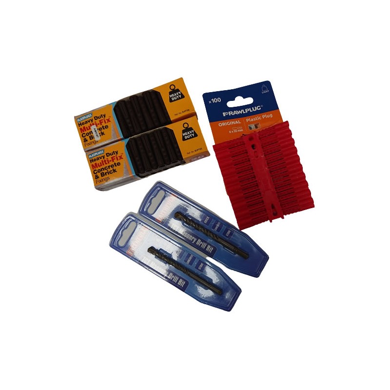 ASSORTED MASONARY FIXING KIT