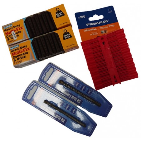 ASSORTED MASONARY FIXING KIT