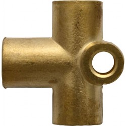 BRAKE TUBE CONNECTORS (3/8UNF X 24TPI) (3 WAY) (3)