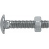 M8 X 75 COACHBOLTS & NUTS (50 PRS)